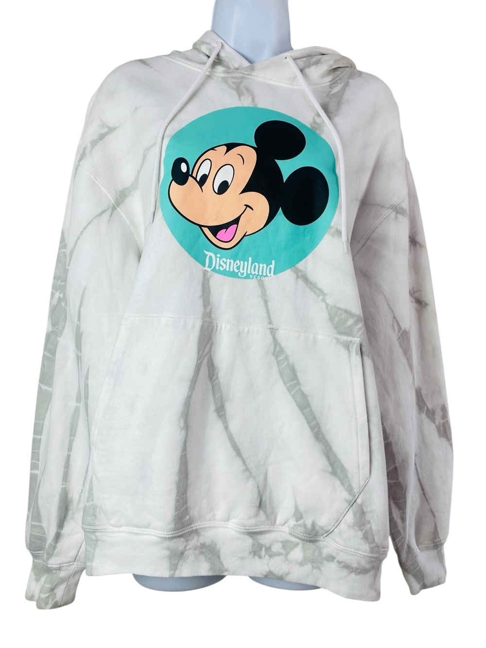 Disneyland Resort Mickey Mouse Tie Dye Pullover Hoodie Size M